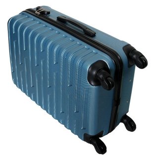 Средний пластиковый чемодан 64 л Vip Collection Costa Brava 24 Blue