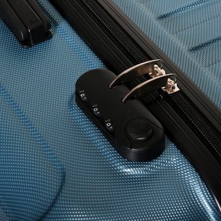 Средний пластиковый чемодан 64 л Vip Collection Costa Brava 24 Blue