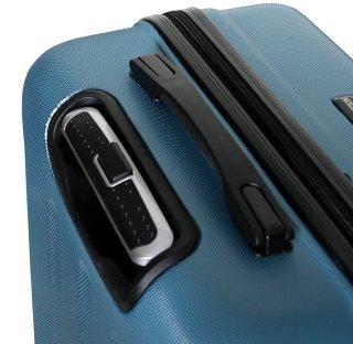 Средний пластиковый чемодан 64 л Vip Collection Costa Brava 24 Blue