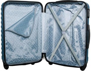 Средний пластиковый чемодан 64 л Vip Collection Costa Brava 24 Blue