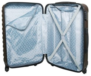 Средний пластиковый чемодан 64 л Vip Collection Costa Brava 24 Brown