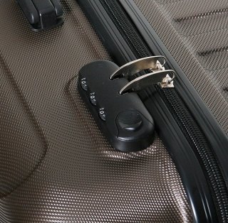 Средний пластиковый чемодан 64 л Vip Collection Costa Brava 24 Brown