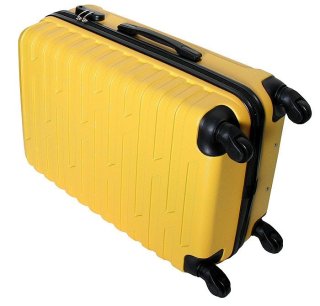 Средний пластиковый чемодан 64 л Vip Collection Costa Brava 24 Yellow
