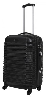 Средний пластиковый чемодан 64 л Vip Collection Nevada 24 Black