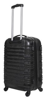 Средний пластиковый чемодан 64 л Vip Collection Nevada 24 Black