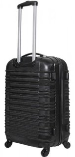 Средний пластиковый чемодан 64 л Vip Collection Nevada 24 Black