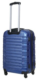 Средний пластиковый чемодан 64 л Vip Collection Nevada 24 Blue
