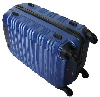 Средний пластиковый чемодан 64 л Vip Collection Nevada 24 Blue