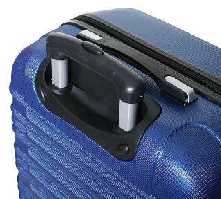 Средний пластиковый чемодан 64 л Vip Collection Nevada 24 Blue