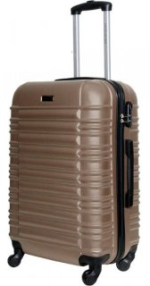 Средний пластиковый чемодан 64 л Vip Collection Nevada 24 Champagne