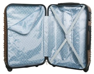 Средний пластиковый чемодан 64 л Vip Collection Nevada 24 Champagne
