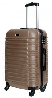 Средний пластиковый чемодан 64 л Vip Collection Nevada 24 Champagne