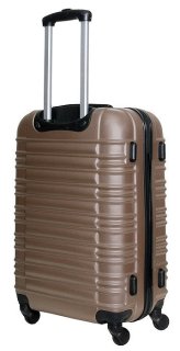 Средний пластиковый чемодан 64 л Vip Collection Nevada 24 Champagne