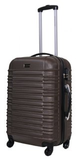 Средний пластиковый чемодан 64 л Vip Collection Nevada 24 Coffee