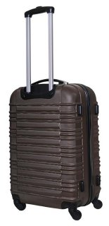 Средний пластиковый чемодан 64 л Vip Collection Nevada 24 Coffee