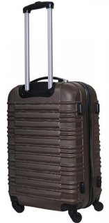 Средний пластиковый чемодан 64 л Vip Collection Nevada 24 Coffee