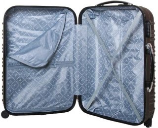 Средний пластиковый чемодан 64 л Vip Collection Nevada 24 Coffee