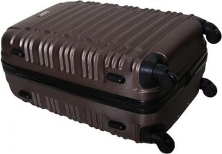 Средний пластиковый чемодан 64 л Vip Collection Nevada 24 Coffee