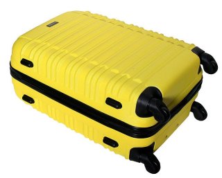 Средний пластиковый чемодан 64 л Vip Collection Nevada 24 Yellow