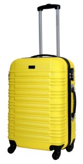 Средний пластиковый чемодан 64 л Vip Collection Nevada 24 Yellow