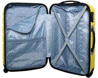 Средний пластиковый чемодан 64 л Vip Collection Nevada 24 Yellow