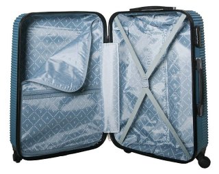 Средний пластиковый чемодан 64 л Vip Collection Sierra Madre 24 Blue