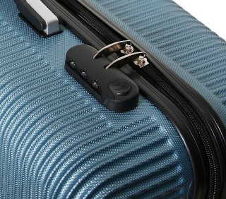 Средний пластиковый чемодан 64 л Vip Collection Sierra Madre 24 Blue