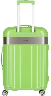 Средний пластиковый чемодан 69 л Titan Spotlight Flash Flashy Kiwi