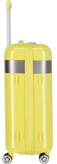 Средний пластиковый чемодан 69 л Titan Spotlight Flash Lemon Crush
