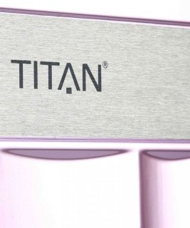 Середня пластикова валіза 69 л Titan Spotlight Flash, рожевий