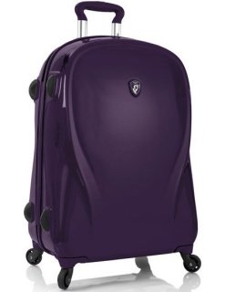 Средний поликарбонатный чемодан 73 л Heys xcase 2G, фиолетовый