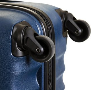 Середня валіза стійка до ударів 54 л CAT Turbo, темно-синя