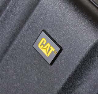 Середня валіза із поліпропілену стійка до ударів 54 л CAT Turbo, чорний