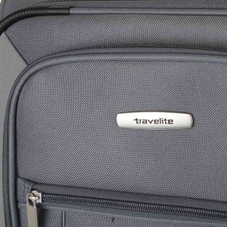 Средний тканевый чемодан 52 л Travelite Portofino, антрацит