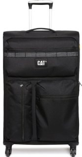 Средний тканевый чемодан 60 л CAT Cube Combat Visiflash, черный