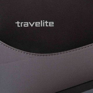 Средний тканевый чемодан 66/76 л Travelite Wave, черный