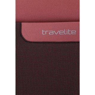 Средний тканевый чемодан Travelite Viia на 70/80 л весом 2,9 кг Розовый