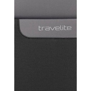 Средний тканевый чемодан Travelite Viia на 70/80 л весом 2,9 кг Серый