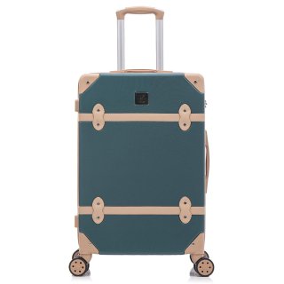 Средний винтажный чемодан Semi Line – 57,5 л, 3,5 кг Зеленый