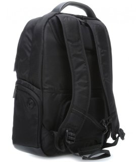 Стильный бизнес рюкзак для ноутбука диагональю 15.6" Roncato Overline, черный