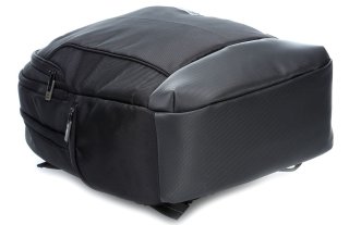 Стильный бизнес рюкзак для ноутбука диагональю 15.6" Roncato Overline, черный