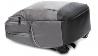 Стильный бизнес рюкзак для ноутбука диагональю 15.6" Roncato Overline, серебро