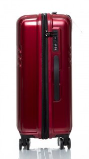 Sumdex Line-S средний чемодан на 60/70 л весом 3,9 кг из поликарбоната Красный