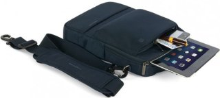 Сумка через плечо Tucano Dritta Vertical 10' Blue