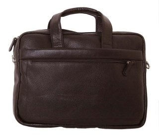 Сумка для ноутбука кожаная 15,6” Vip Collection  306-F Коричневая