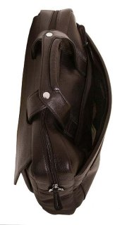 Сумка для ноутбука кожаная 15,6” Vip Collection  306-F Коричневая