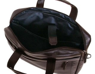Сумка для ноутбука кожаная 15,6” Vip Collection  306-F Коричневая