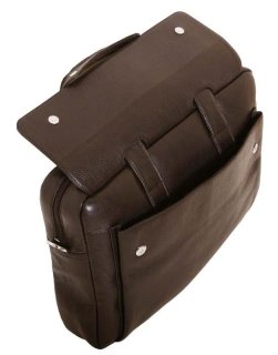 Сумка для ноутбука кожаная 15,6” Vip Collection  306-F Коричневая