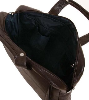 Сумка для ноутбука кожаная 15,6” Vip Collection  306-F Коричневая