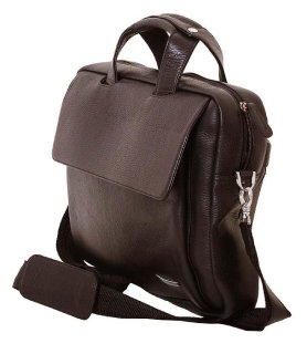 Сумка для ноутбука кожаная 15,6” Vip Collection  306-F Коричневая